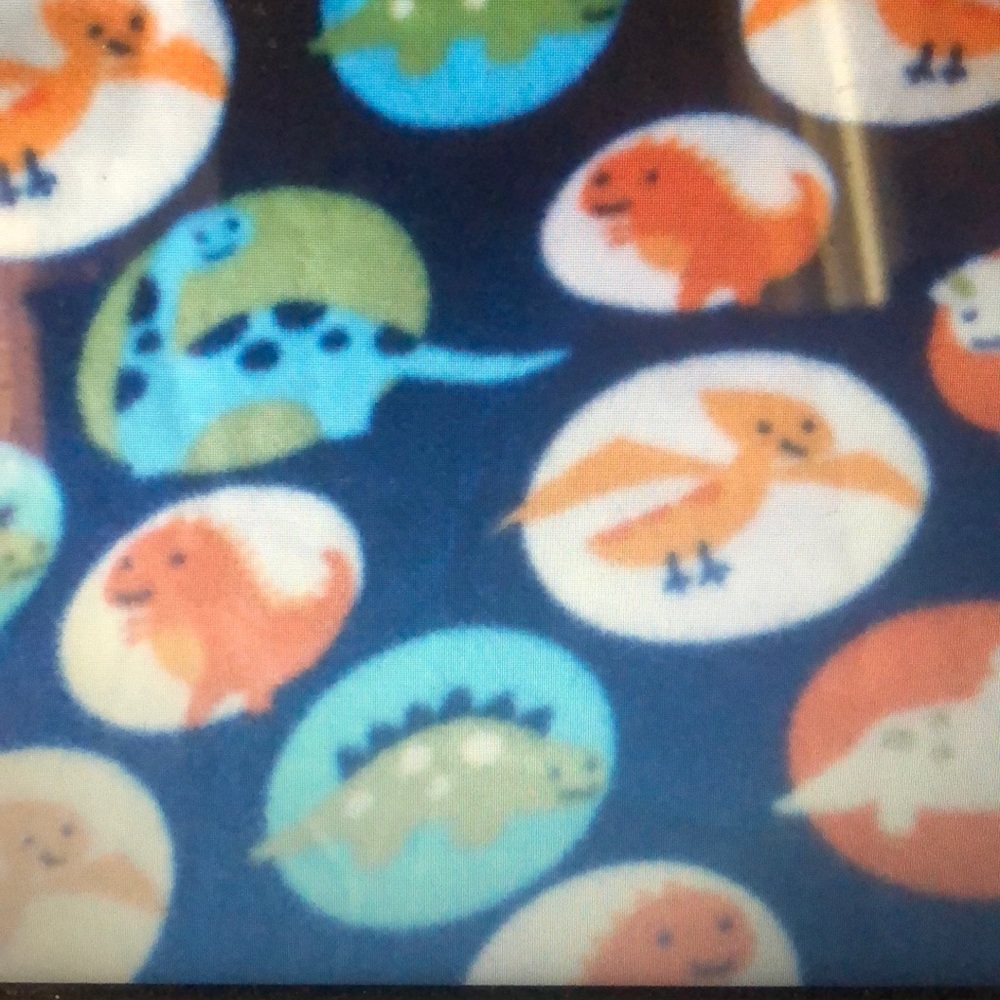 Fleece Dinosaurs new 1 yard x 59” wide blizzard polyester JoAnn